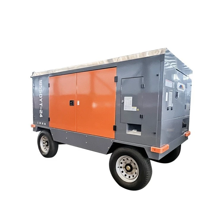 mobile diesel air compressor